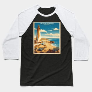 Peninsula Valdes and Puerto Madryn Argentina Vintage Tourism Poster Baseball T-Shirt